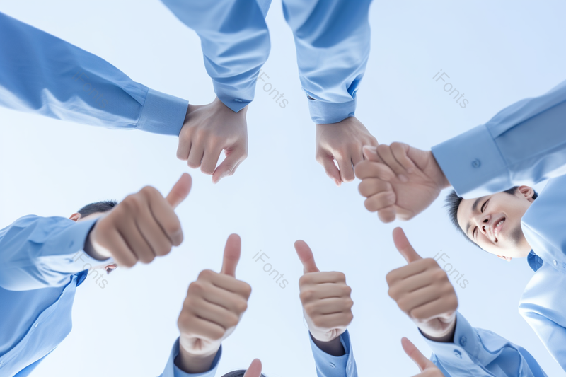 团队商务人士企业人员集体点赞,高清,摄影图,摄影图片,图片大全,摄影图免费下载